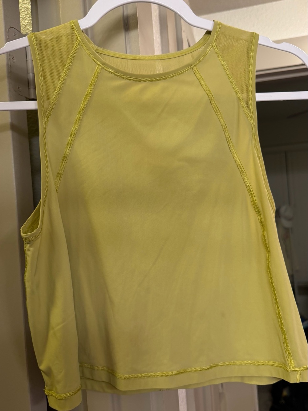 lululemon athletica Sleeveless Athletic Tank in Lemon Yellow